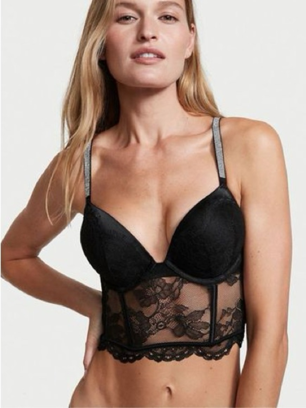Victoria Secret Black Lace top